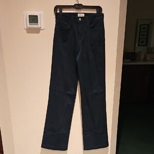 NewNoTags L'AGENCE 25 High Rise Dark Blue Jeans. 14×33.5 Rise10 1FLAW IN PICS